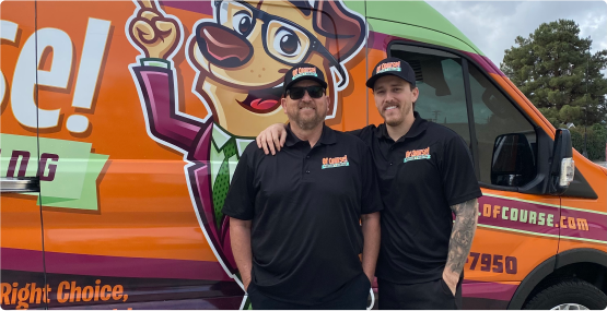 Worker and Client Shaking Hands